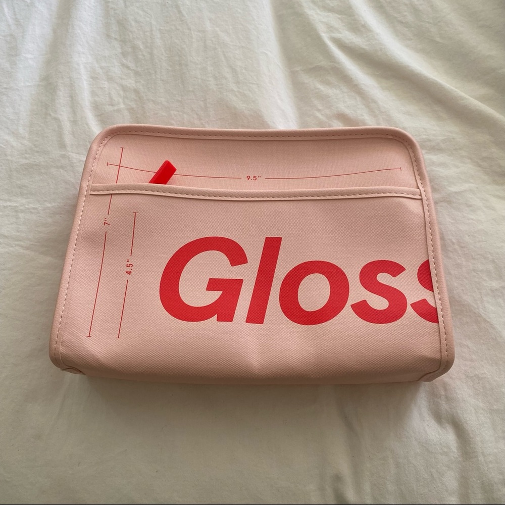 Glossier makeup bag
